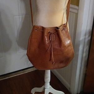 Fendi brown leather bag